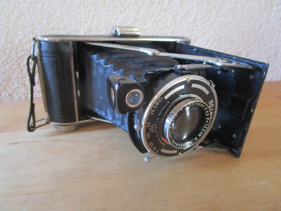 Prontor Klappkamera, Radionar Schneider Kreuznach f:4,5  F=10,5 cm