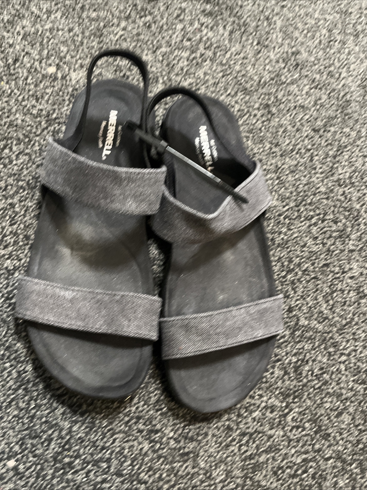 MERRELL Sandali Oscuranti 9 Scarpe Donna Nero Slip On Cuscino Aria Memory J003378