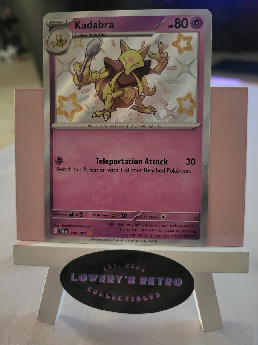 Kadabra #149/091 Pokemon Card TCG Shiny Paldean Fates | eBay