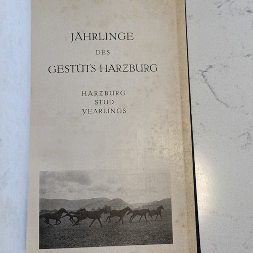 1926 Gestut Harzburg Germany Horse Stud Thoroughbred Dark Ronald Auction Catalog - Picture 7 of 24