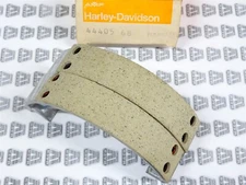 AMF Harley Davidson NOS NEW 44405-68 Brake Shoes w/ Lining MSR SS SXT ML MLS TX