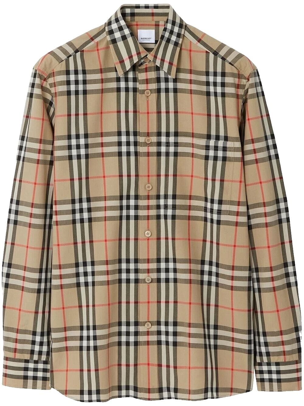 Burberry Cotton Long Sleeve Casual Button-Down Shirts for Men