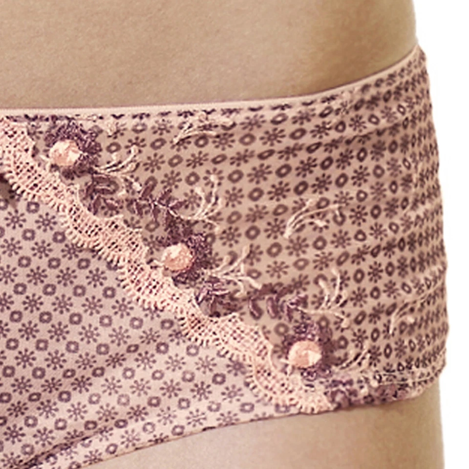 Short Panty Hipster Panache Superbra Saffron Rosa Antiguo 36 42 - Imagen 3 de 4