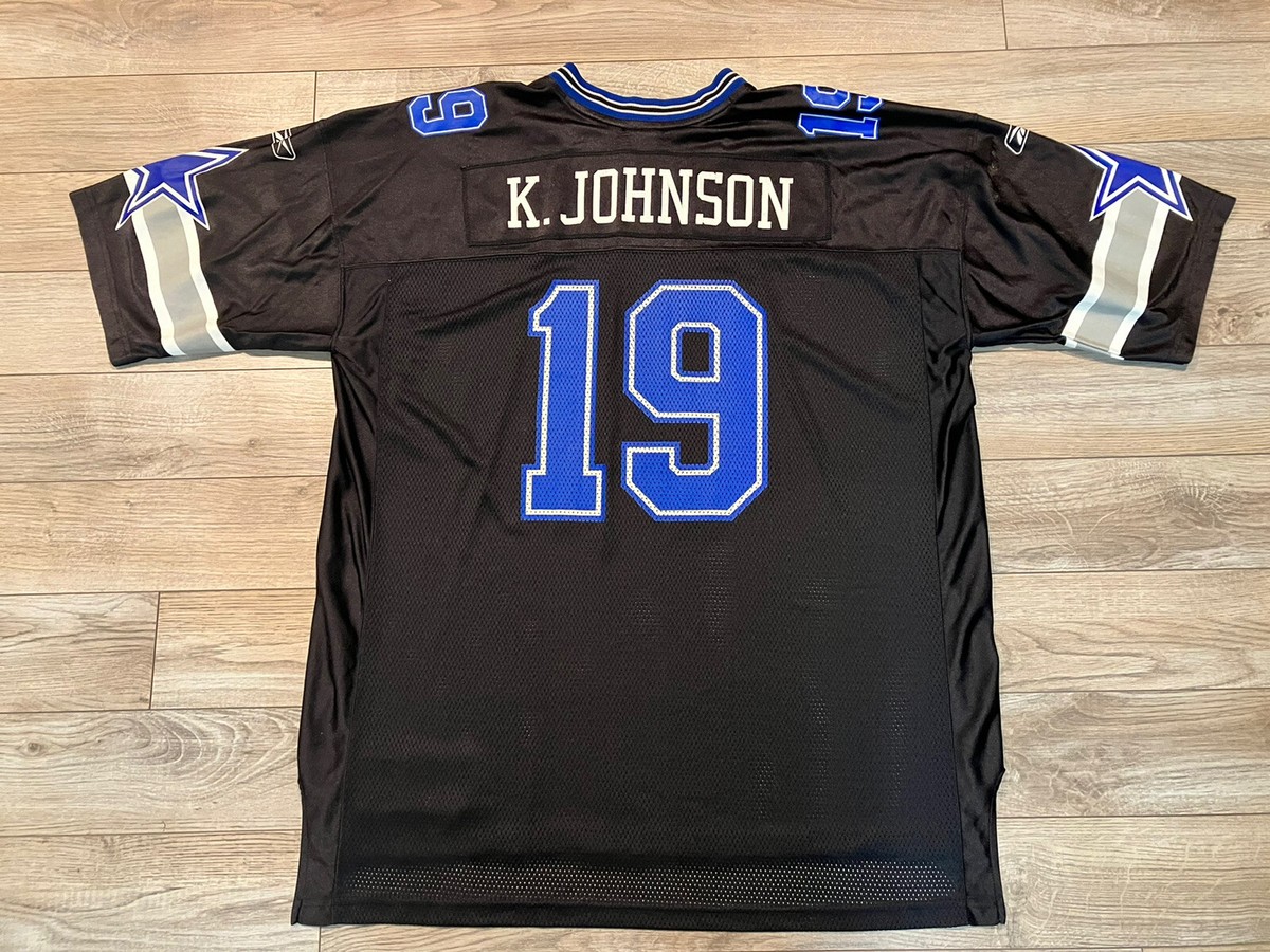 Keyshawn Johnson #81 Dallas Cowboys Black Edition Reebok NFL