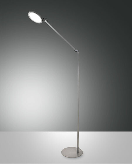 Lampada da Terra Fabas Luce Regina 3551-11-212 Grigia
