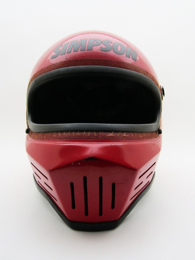 VINTAGE SIMPSON M32 HELMET MOTORCYCLE CAR CLASSIC RACING 70