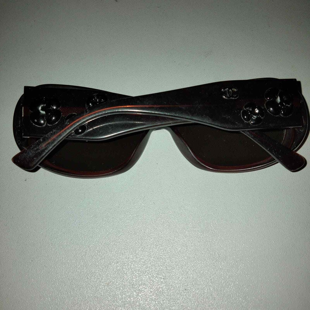 Chanel Brown Camellia Logo Sunglasses Shades Eyewear 538/73 Chanel Brown Camellia Logo Sunglasses Shades Eyewear 538/73  main image 2