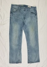 Axel Jeans 38x32 Slim Boot Men's Blue Denim 