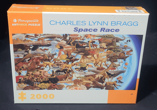 Pomegranate Art Piece Puzzle Space Race 2000pcs Charles Lynn Bragg New Sealed - 第 1/1 張圖片
