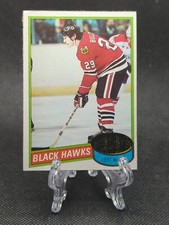 1980-81 Topps Unscratched Hockey Card #229 Ted Bulley - Chicago Blackhawks