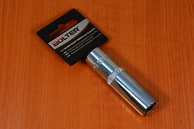 Stecknuss-Einsatz Tief, 15 Mm, 1/2 Zoll Antrieb – Aus Chrom-Vanadium-Stahl, Verchromt