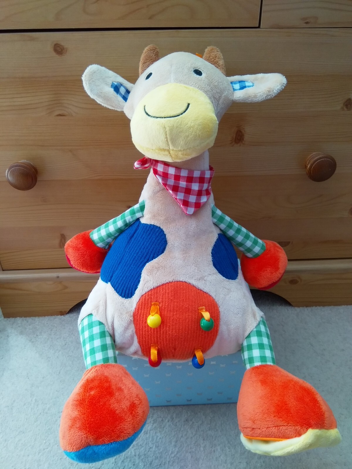 Jellycat. Cow Activity Toy. Comforter. Large. Jelly Kitten eBay