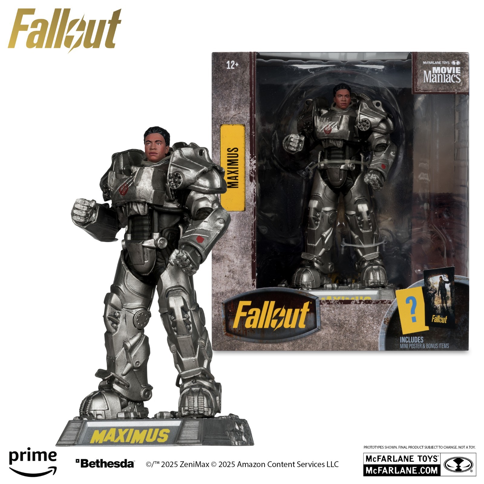 McFarlane Toys Fallout Maximus Movie Maniacs 14127 New IN STOCK