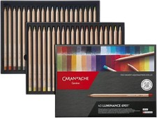 Caran d'Ache 6901-740 luminance colored pencils 40 color set CdA in Paper Box