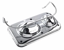 JEGS 631501 Chrome Master Cylinder Cover