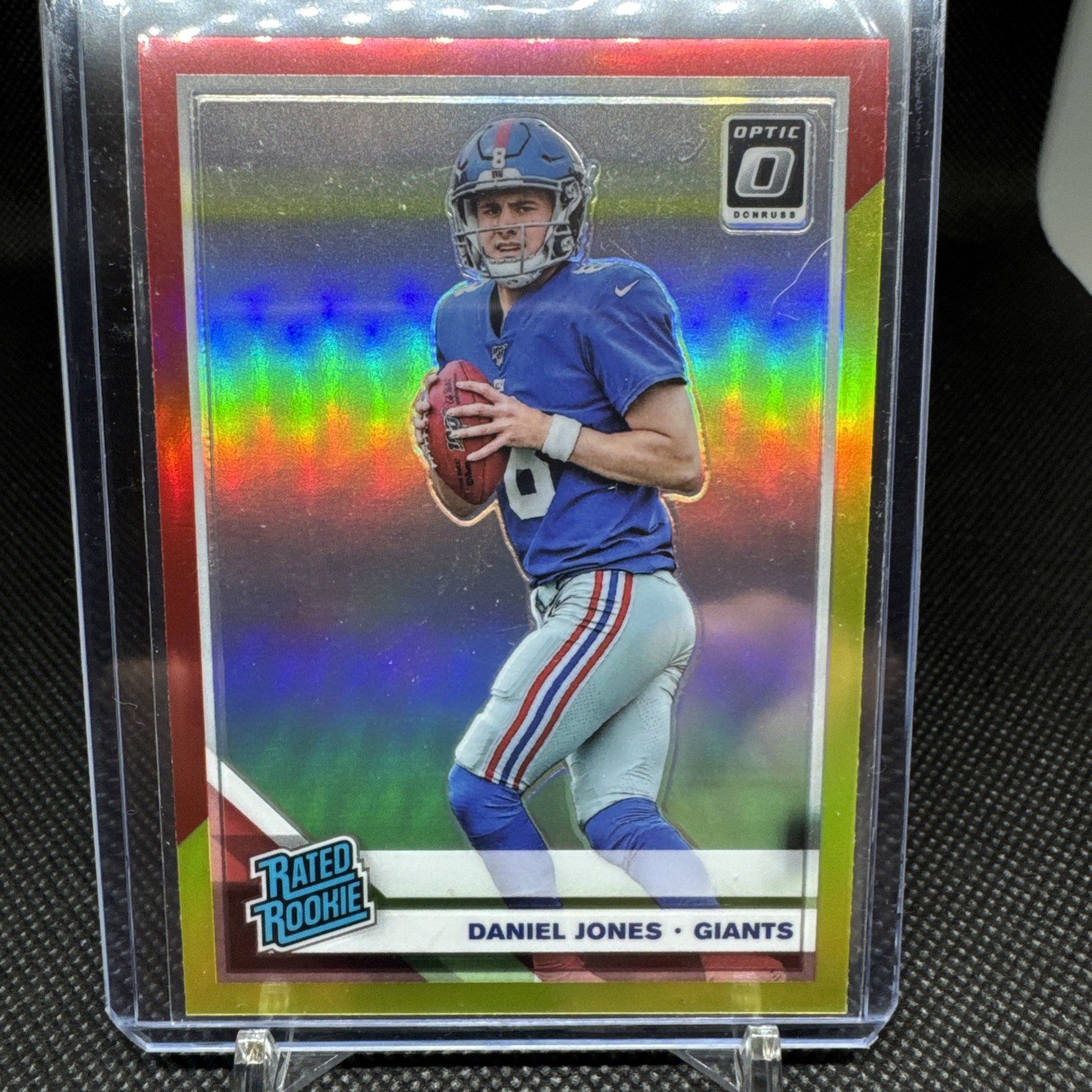 2019 Panini Optic Daniel Jones Red & Yellow Rated Rookie RC #154 Colts 🔥🔥
