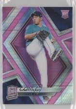 2019 Panini Chronicles Spectra Neon Pink Prizm 74/75 Yusei Kikuchi #13 nq3