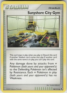 Pokemon TCG Sunyshore City Gym 94/111 Rising Rivals Uncommon card Normal