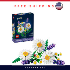 LEGO Botanicals Daisies Building Set 11508 – Artificial Flower Decor Kit 133 Pie