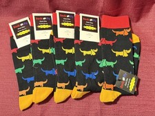 Pride Rainbow Dog Lovers Set Of 5 Pairs Of Novelty Socks