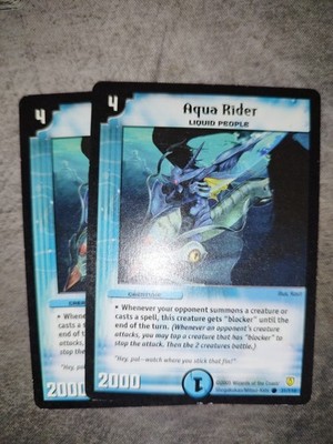 DM06 - 31/110 - Aqua Rider - Duel Masters Liquid People - English - DM6 NM-