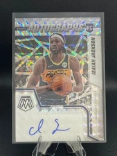 2021-22 Panini Mosaic Rookie Auto Mosaic Isaiah Jackson #RAM-IJS Auto RC