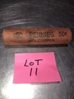 Old Coin Roll Cent Penny Bank Roll– UnSearched Unknown Bank Wrapper