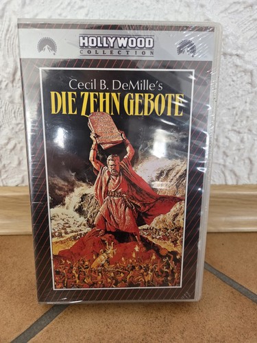 VHS Videokassette Hollywood Collection - Die zehn Gebote - NEU - Bild 1 von 2