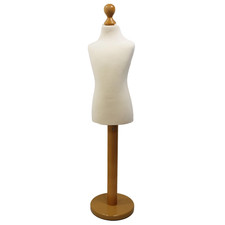 Tailors Dummy Child Age 5-6 Dressmakers Bust with round stand.