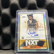 2025 Topps Chrome WWE NXT Auto Refractor /175 Wendy Choo #NXT-WCH Auto