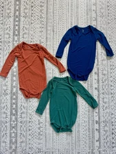 Kyte Baby Long Sleeve Bodysuit, 12-18 Months, EUC, 3 Color Lot!! One Retired*