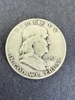 1951D Franklin Half Dollar 50C Silver Coin