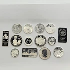 LOT of 227.71g Fractional .999 Silver Bars & Rounds Variety Pack Canadian & MORE