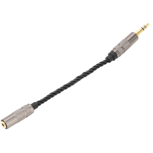 3.5 Male To 2.5 Female Adapter Silver Plated Copper Headphone Jack Conversion CB - Afbeelding 14 van 22