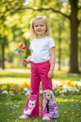 Fashion Pants girls Summer pants 5-6 Years Old Pink