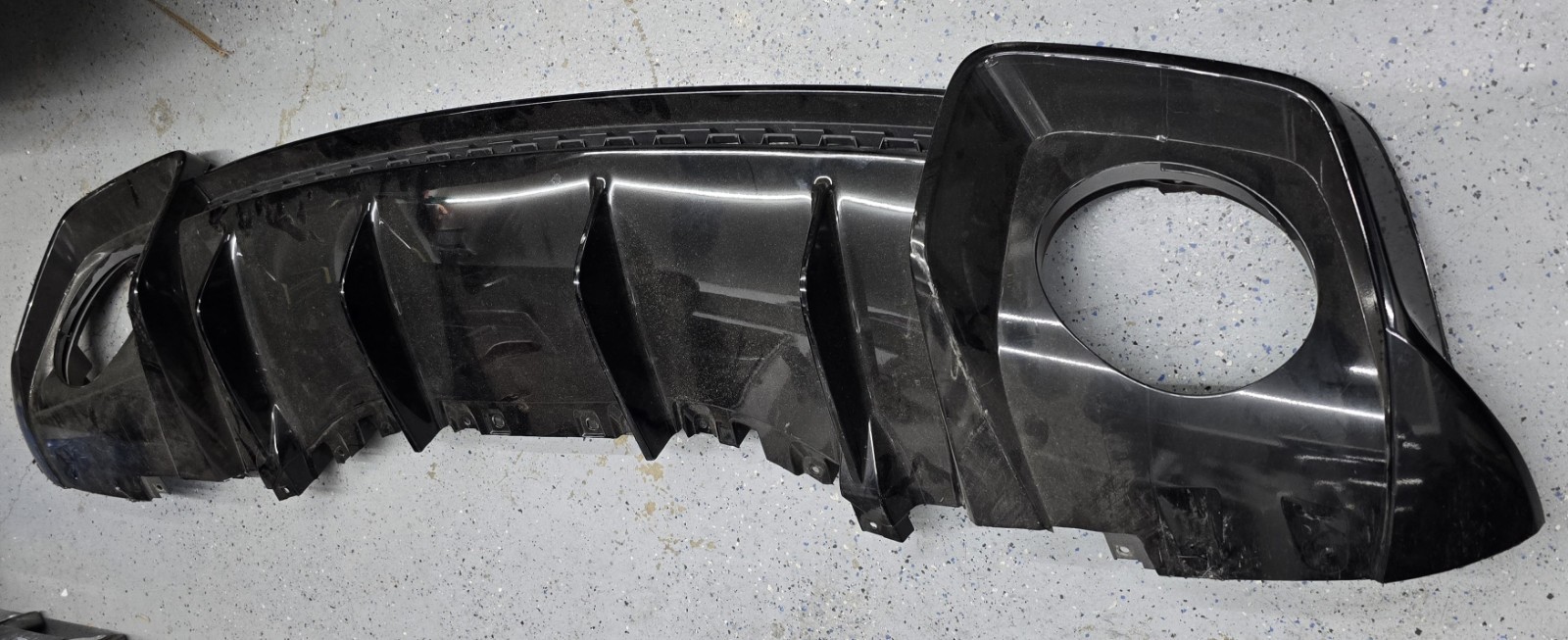 Audi R8 Rear Bumper Lower Diffuser Oem 