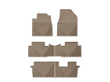 Weathertech All-weather Floor Mats For 2009-2015 - Honda Pilot - Full Set Tan