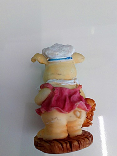 Vintage Bundle of Pig Ornaments Money box No Key - Pot Puree pig - Napkin ring - Picture 16 of 20