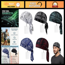 Cooling Head Scarf - 5 Pack Elastic Sports Caps for Cycling, Helmets Outdoor U