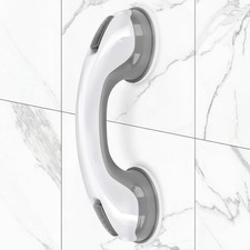 Shower Handle 1 Pack Grab Bars for Bathtubs  Showers, 12 inch Gray