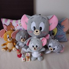 Tom and Jerry Plush Set 10 Piece Cushions and Figures Cartoon Toys