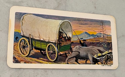 1969 Brooke Bond Red Rose Tea Transportation ''Ox Wagon'' #5 Series 10
