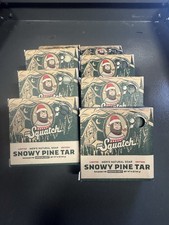 Dr. Squatch Bar Soap Snowy Pine Tar All Natural Medium Grit 5oz 8pc New Open Box