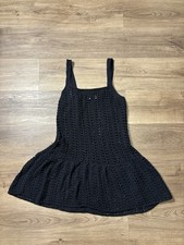 Anthropologie Celandine Black Sleeveless Knit Mini Dress Size M SOLD OUT!