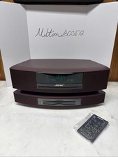 BOSE Wave Music System III w/MultiCD Changer Limited-Edition Burgundy WARRANTY