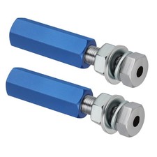 M MATI 2Pcs Quick Release Flag Pole Holder Blue Hold 1/4'' Flag Poles for ATV...