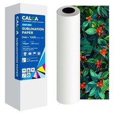 24 inch Sublimation Paper Roll 24in x 100ft Fast Dry Dye Sublimation Paper Ro...