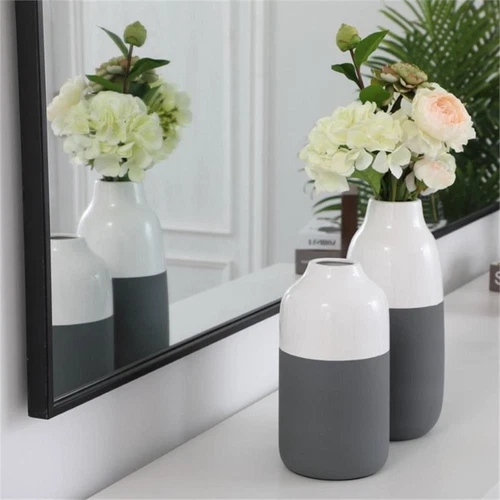 Elegant Decor Eternity 72" x 36" Contemporary Metal Frame Mirror in Black - Picture 11 of 12