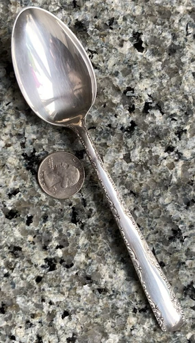 Gorham Camellia 1941 Sterling Silver Flatware Soup Spoon-6 3/4" Long-41.49 Grams