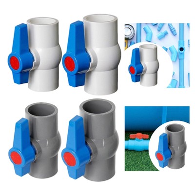 PVC Ball Valve Shut Off Water Valve for Water Projects Plumbing Commercial